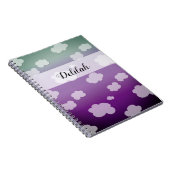 In de wolken - Patroon Notitieboek (Rechterzijde)