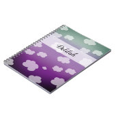 In de wolken - Patroon Notitieboek (Linkerzijde)