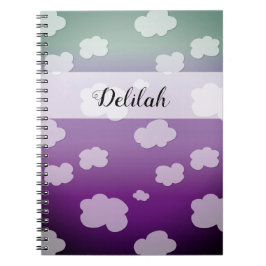 In de wolken - Patroon Notitieboek