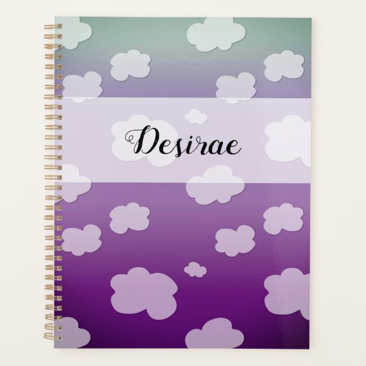 In de wolken - Patroon Planner (Voorkant)