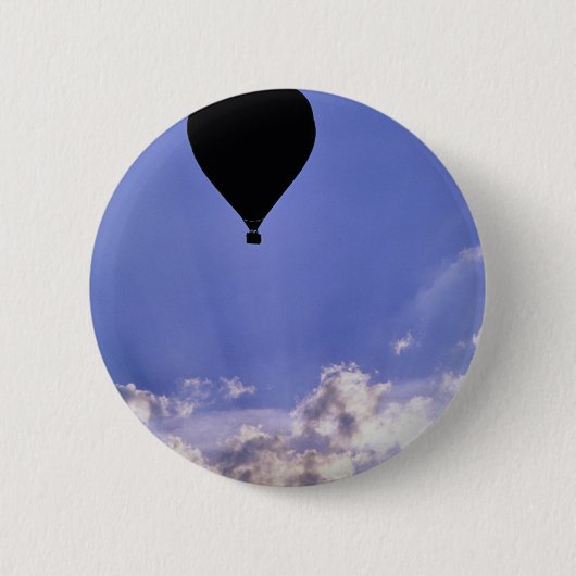 In de wolken ronde button 5,7 cm (Voorkant)
