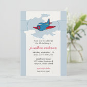 In de wolken wordt het vliegtuig uitgenodigd om 2  kaart (Staand voorkant)