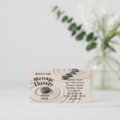 In de Zandberichttherapie Visitekaartje (Staand voorkant)