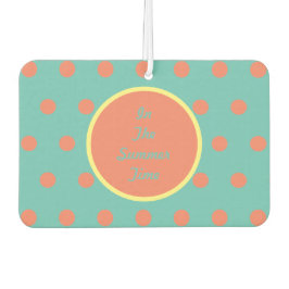 In de zomer auto luchtverfrisser (Aqua & Coral