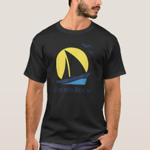 In de zomer ben ik  Cousins Beach Boat geworden T-shirt