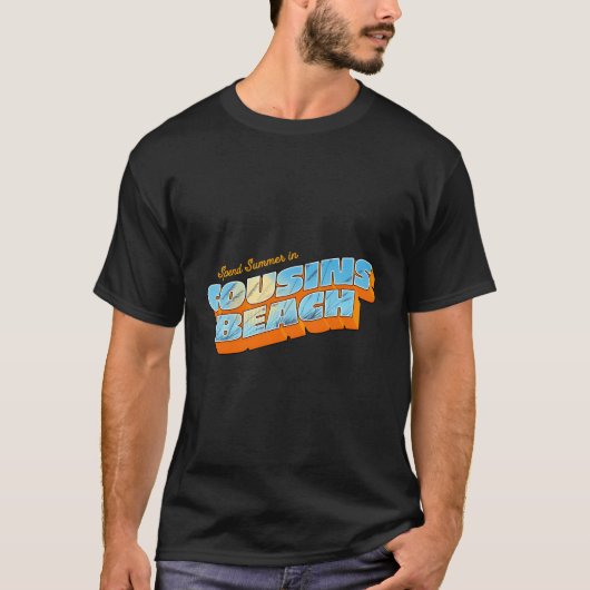 In de zomer werd ik  Briefkaart T-shirt (Voorkant)