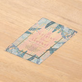 In de zomer werd ik het Married Resort Vrijgezelle Acryl Uitnodigingen (Laagn)