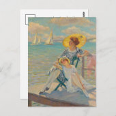 In de zon | Edward Cucuel Briefkaart (Voorkant / Achterkant)