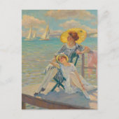 In de zon | Edward Cucuel Briefkaart (Voorkant)