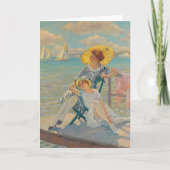 In de zon | Edward Cucuel Kaart (Voorkant)