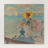In de zon | Edward Cucuel Legpuzzel (Verticaal)