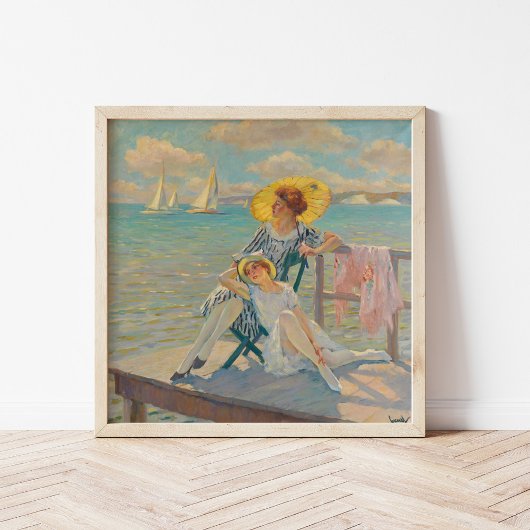 In de zon | Edward Cucuel Poster