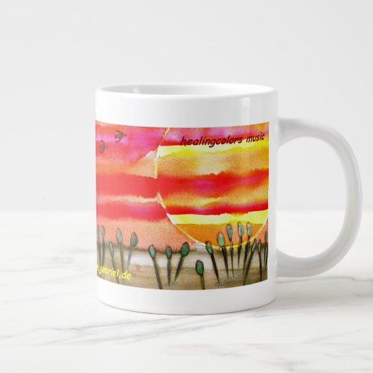 ...in de zon...kunst van Jutta Gabriel... Grote Koffiekop (Rechts)