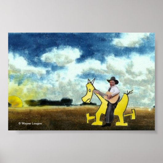 In de zon poster (Voorkant)