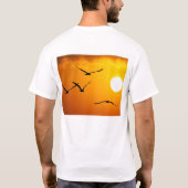 in de zon t-shirt (Achterkant)