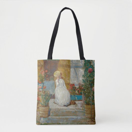 In de zon van Frederick Childe Hassam Tote Bag (Voorkant)