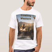 In de zonsondergang: het vieren van de Cowboy Lega T-shirt (Voorkant)