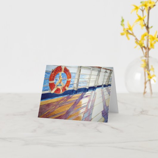 In de Zonsondergang Kaart (Gele Bloem)