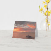 In de Zonsondergang van Maui - de Kaart van de (Gele Bloem)