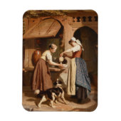 In de zuivelfabriek, 1866 (olie op het paneel) magneet (Verticaal)