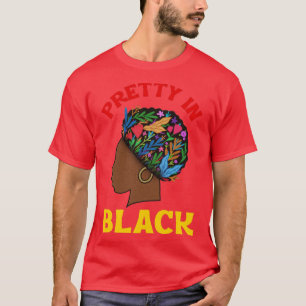 in de zwarte Afrikaanse, Amerikaanse vrouwenprijs T-shirt