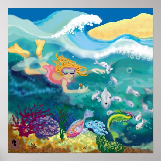 In de zwemtocht poster (Voorkant)