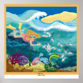 In de zwemtocht poster (Voorkant)