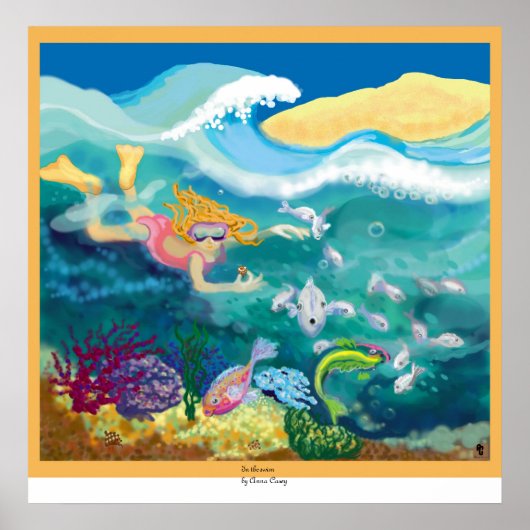 In de zwemtocht poster (Voorkant)