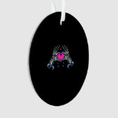 In Death - Skelet Hart Handen Ornament (voorkant)