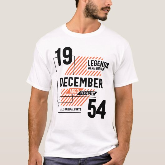 In december 1954 werden 67e verjaardag van de Lege T-shirt (Voorkant)