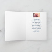 In Deepest Sympathy Garden Flower Roos Kaart (Binnen)