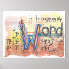 In den beginne poster