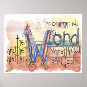 In den beginne poster