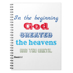 In den beginne schiep God Notitieboek