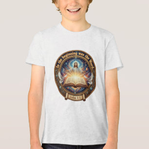 In den beginne was het Woord Tri-Blend Shirt