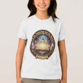 In den beginne was het Woord Tri-Blend Shirt (Voorkant)