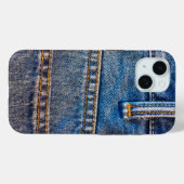 In denim Case-Mate iPhone case (Achterkant (horizontaal))