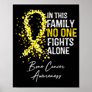 In deze familie vecht alleen botkankerbewustzijn poster