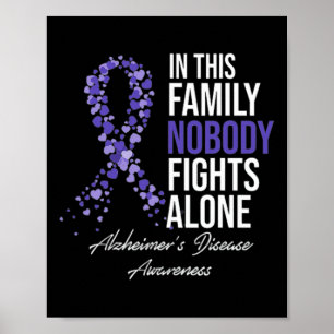 In deze familie vecht niemand alleen Alzheimer-bre Poster