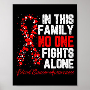 In Deze Familie Vecht Niemand Alleen Bloedkanker A Poster