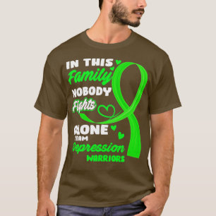 In deze familie vecht niemand alleen de depressie t-shirt