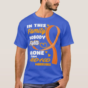 In deze familie vecht niemand alleen het team ADHD T-shirt