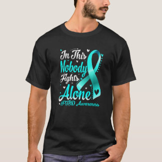 In deze familie vecht niemand alleen maar PTSD-bew T-shirt