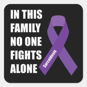 In deze familie vecht niemand alleen maar tegen ka vierkante sticker