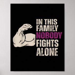 In Deze Familie Vecht Niemand Alleen Motivatie Awa Poster