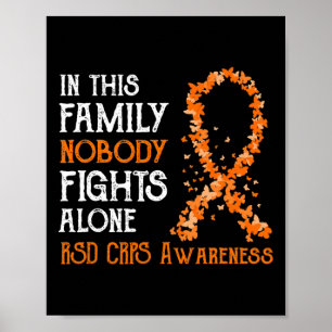 In deze familie vecht niemand alleen RSD CRPS Poster