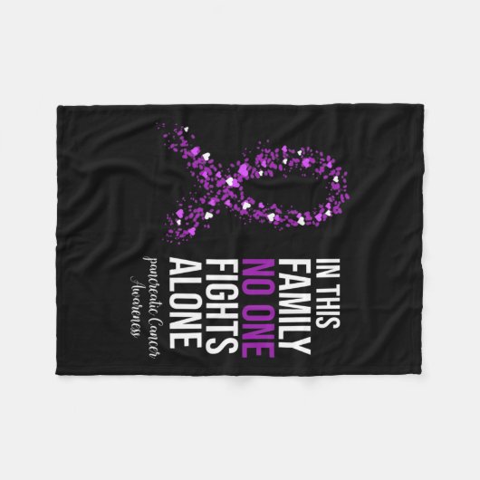 In deze familie vecht niemand alleen tegen alvlees fleece deken (Voorkant (Horizontaal))