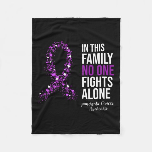 In deze familie vecht niemand alleen tegen alvlees fleece deken (Voorkant)