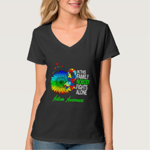 In deze familie vecht niemand alleen tegen autisme t-shirt