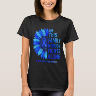 In deze familie vecht niemand alleen tegen darmkan t-shirt